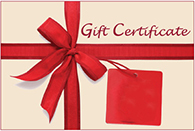 Gift Certificate - (Instant Code via Email)