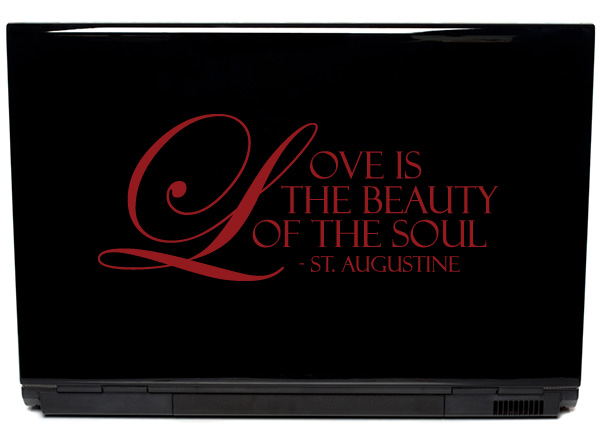 Love Is the Beauty Vinyl Wall Statement