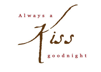 Always a Kiss Goodnight Vinyl Wall Statement #2