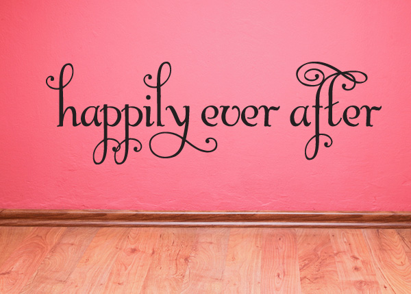 Happily Ever After Vinyl Wall Statement