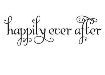 Happily Ever After Vinyl Wall Statement #2