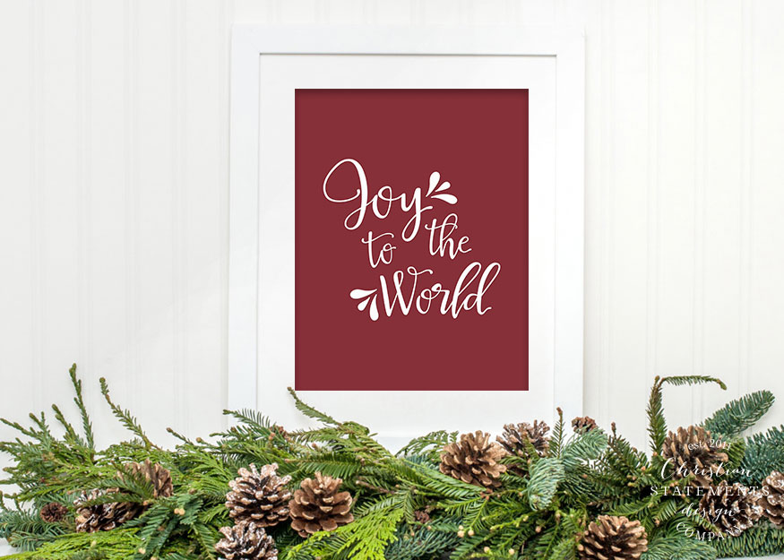 Joy To The World Wall Print, Wall Prints, WP1145