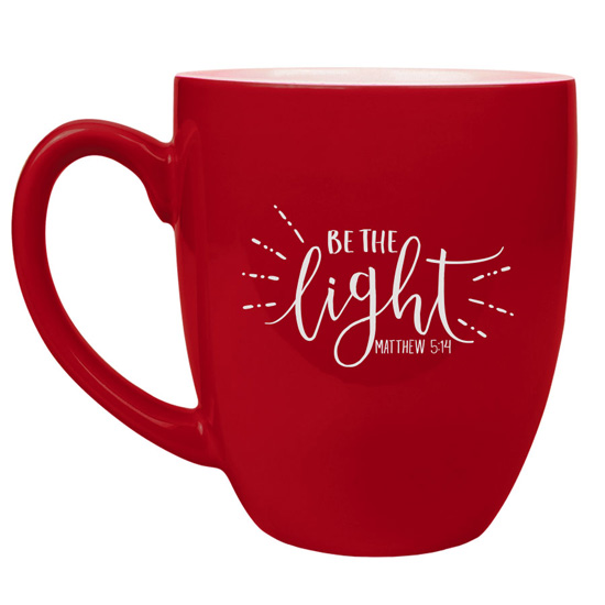 Be The Light 16 oz Bistro Mug #3