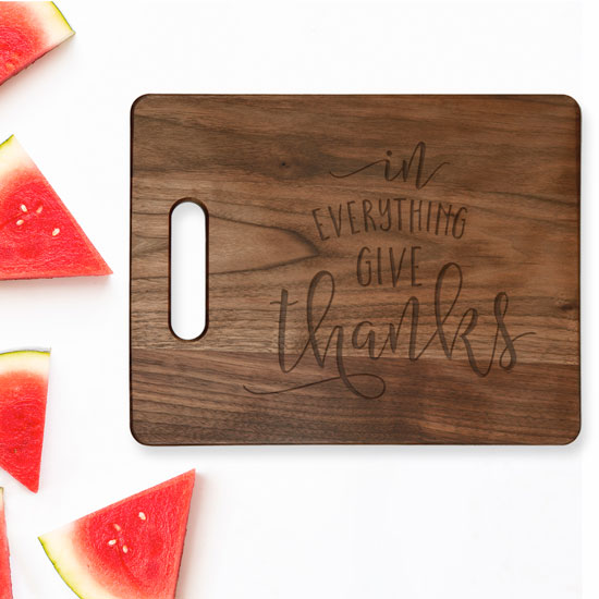 In Everything Give Thanks Cutting Board #2