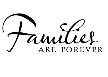 Families Are Forever Vinyl Wall Statement #2