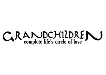 Grandchildren Circle of Love Vinyl Wall Statement #2
