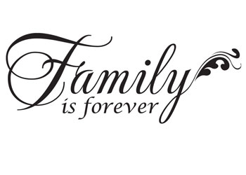 Family Is Forever Vinyl Wall Statement #2