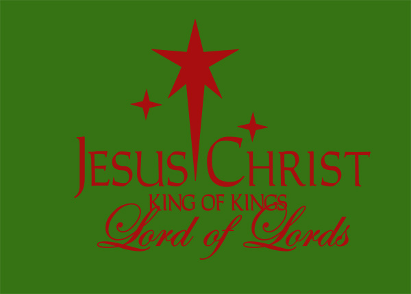 Jesus Christ King of Kings Vinyl Wall Statement