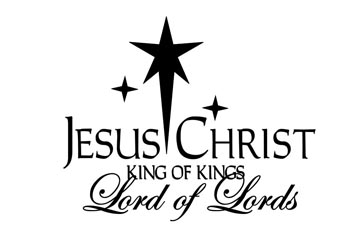 Jesus Christ King of Kings Vinyl Wall Statement #2