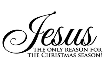 The Only Reason for the Season Vinyl Wall Statement #2