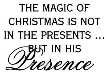 The Magic of Christmas Vinyl Wall Statement #2