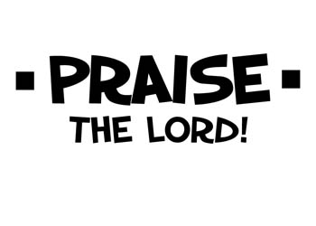 Praise the Lord Vinyl Wall Statement #2