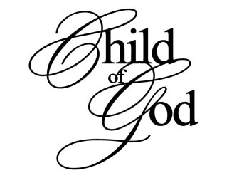 Child of God Vinyl Wall Statement #2