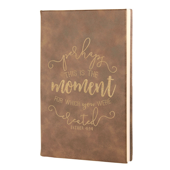 Perhaps This Is The Moment Leatherette Journal #1
