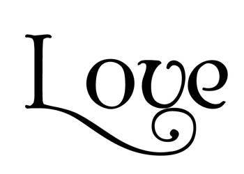 Love Vinyl Laptop Decal #2