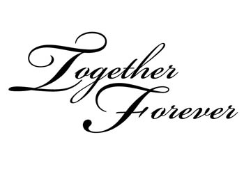 Together Forever Vinyl Wall Statement #2