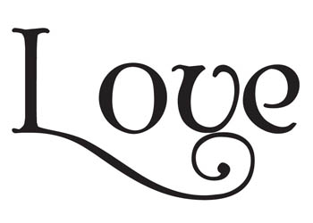 Love Vinyl Wall Statement #2