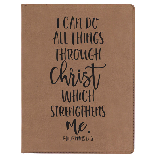 I Can Do All Things Through Christ Portfolio Cover