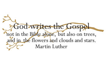 God Writes the Gospel Vinyl Wall Statement #2