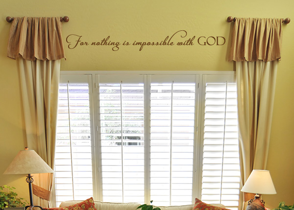 Nothing is Impossible Vinyl Wall Statement