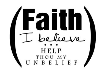 Faith - I Believe Vinyl Wall Statement #2