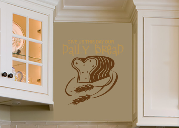 Our Daily Bread Vinyl Wall Statement