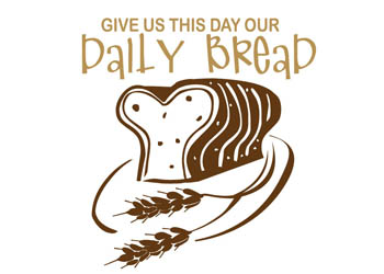Our Daily Bread Vinyl Wall Statement #2