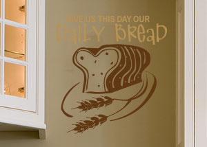 Our Daily Bread Vinyl Wall Statement