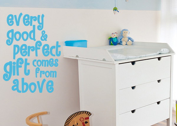 Every Good and Perfect Gift Vinyl Wall Statement