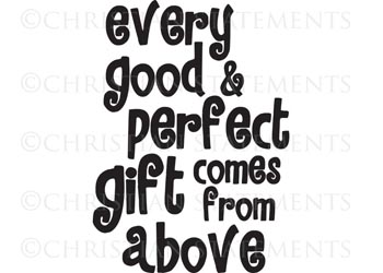 Every Good and Perfect Gift Vinyl Wall Statement #2