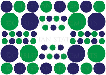 Circle Pack Vinyl Wall Statement