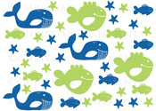 Sea Creatures Pack Vinyl Wall Statement