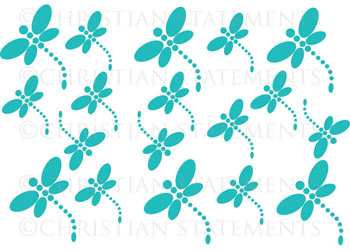 Dragonfly Pack Vinyl Wall Statement