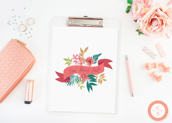 Love Never Fails Wall Print - 1 Corinthians 13:11 #2