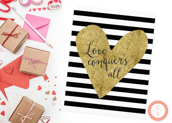 Love Conquers All Wall Print - 1 Corinthians 13 #2