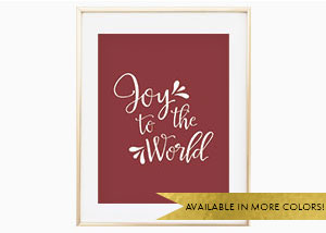 Joy To The World Wall Print