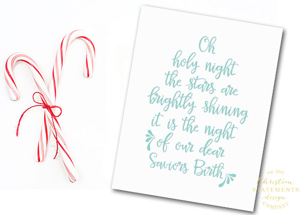 Oh Holy Night The Stars Are Wall Print #2