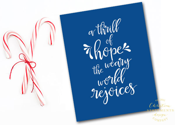 A Thrill Of Hope Wall Print #2