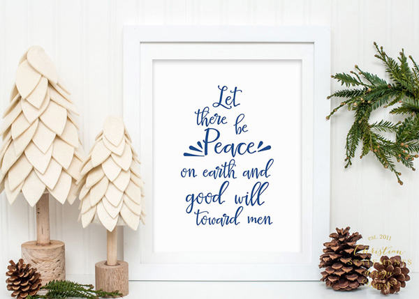 Let There Be Peace On Earth Wall Print