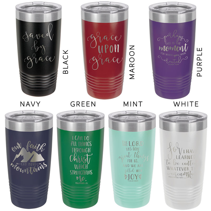 Be Strong And Courageous Insulated Tumbler #3